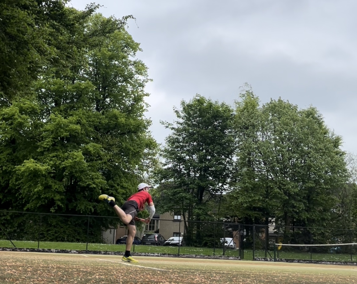 Picture of me playing tennis